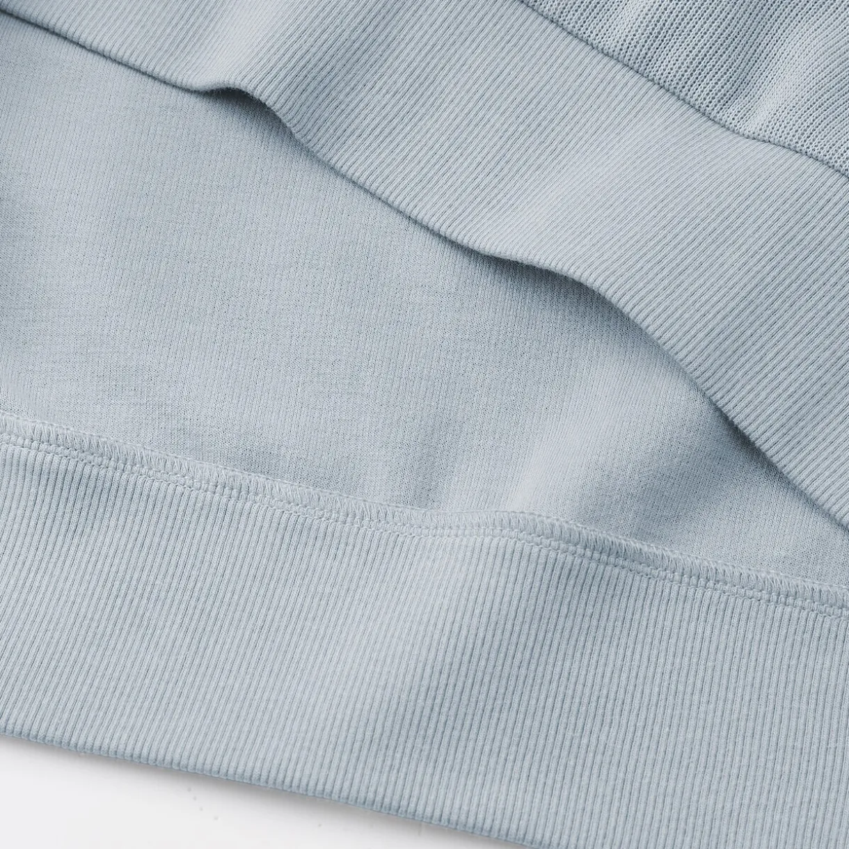 Sweat-shirt à col ras du cou et à double tricot pour homme