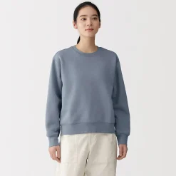 Sweat-shirt en coton mélangé pour femme