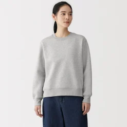 Sweat-shirt en coton mélangé pour femme
