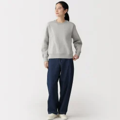 Sweat-shirt en coton mélangé pour femme