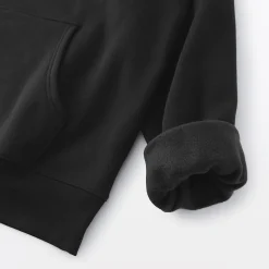 Sweatshirt zippé en coton mélangé à capuche homme