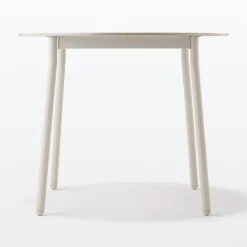 Table en aluminium - Grande - Gris clair