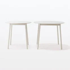 Table en aluminium - Grande - Gris clair