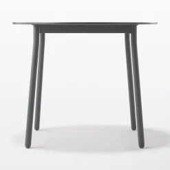 Table en aluminium - Grande - Gris foncé