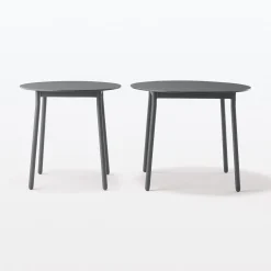 Table en aluminium - Petite - Gris foncé