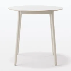 Table en aluminium - Petite - Gris clair