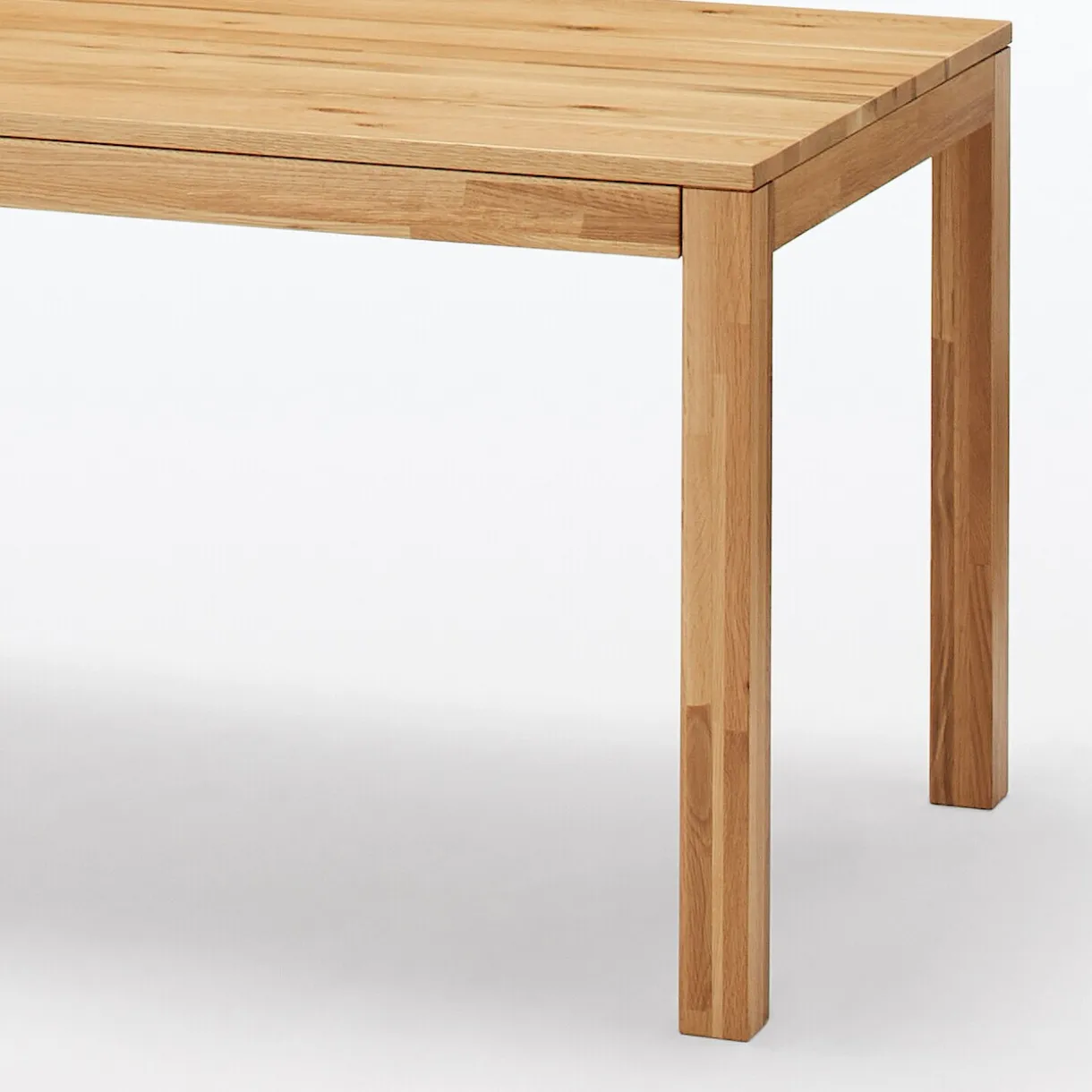 Table en chêne naturel 140cm