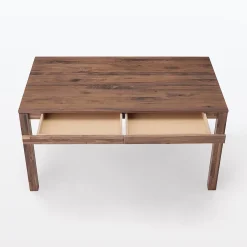 Table en noyer naturel 140cm