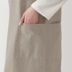 Tablier croisé dans le dos en coton