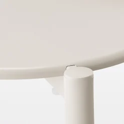 Tabouret en aluminium - Gris clair