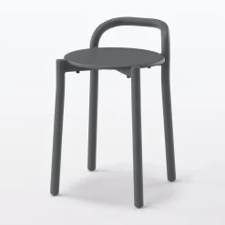 Tabouret en aluminium - Gris foncé