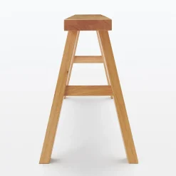 Tabouret en chêne large