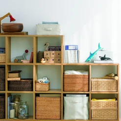 Étagère additionnelle étroite en chêne ‐ 5 niveaux (Dont Eco‐part. 1,80 €)