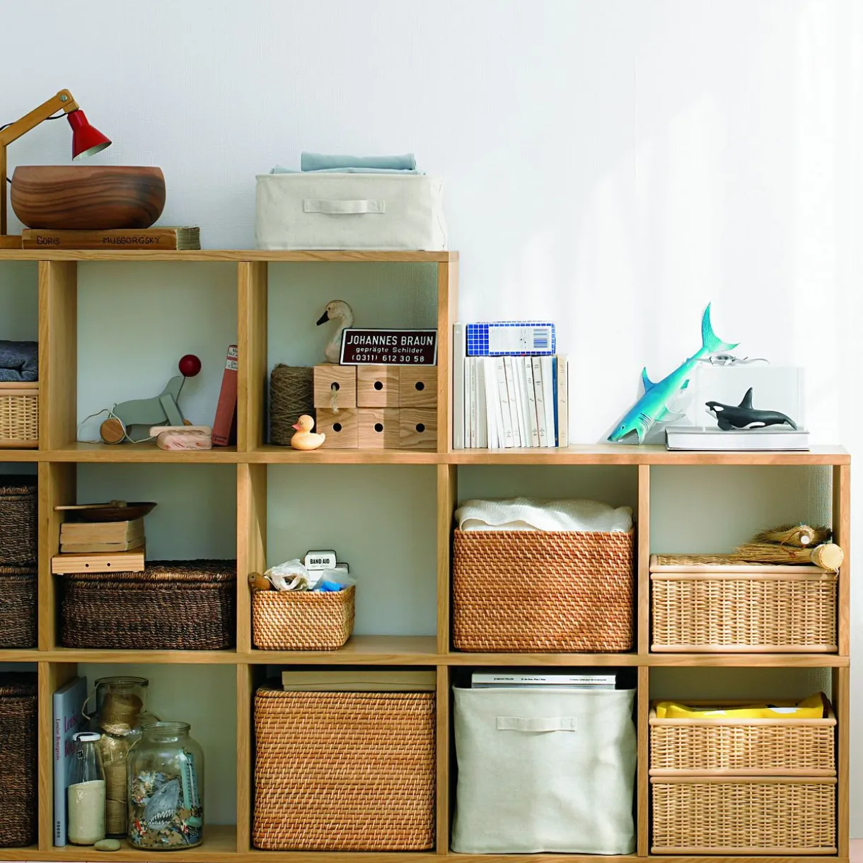 Étagère additionnelle étroite en chêne ‐ 5 niveaux (Dont Eco‐part. 1,80 €)