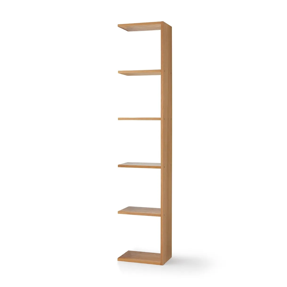 Étagère additionnelle étroite en chêne ‐ 5 niveaux (Dont Eco‐part. 1,80 €)