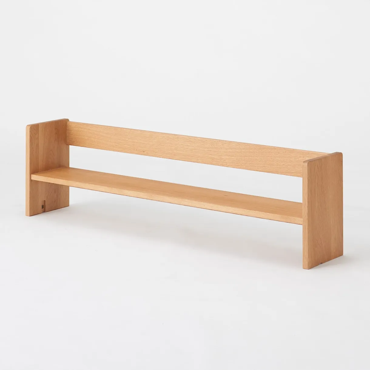 Étagère de bureau en bois de chêne