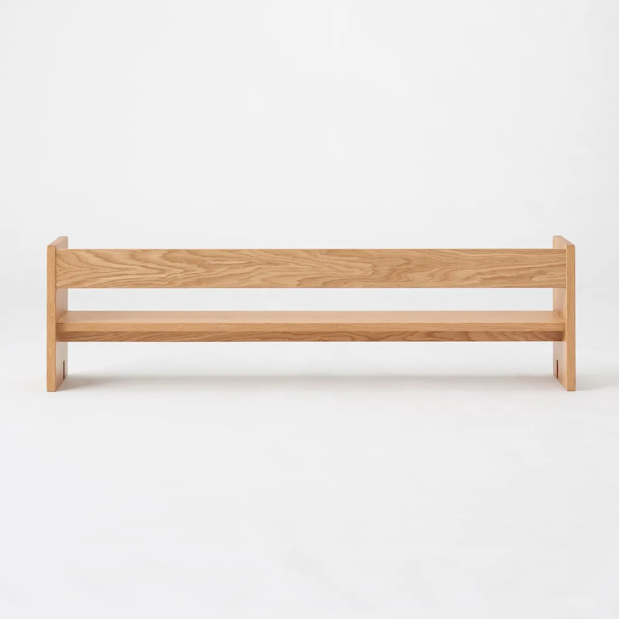 Étagère de bureau en bois de chêne