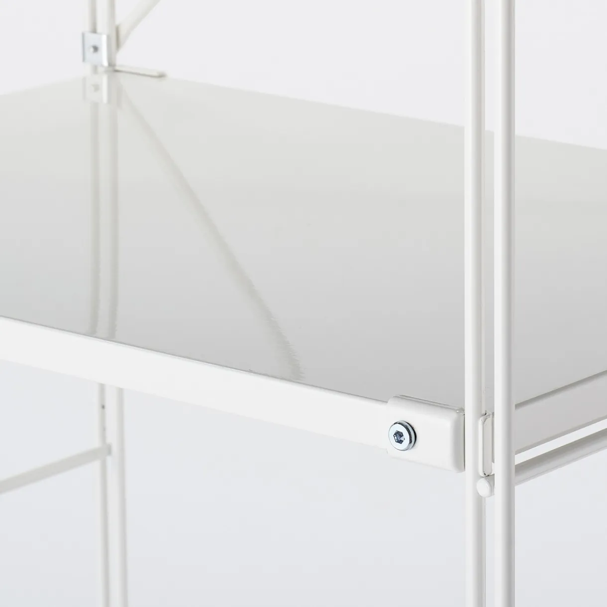 Étagère en acier gris clair - Large, grande