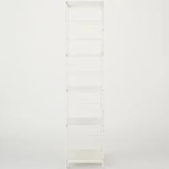 Étagère en acier gris clair - Étroite, grande