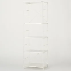 Étagère en acier gris clair - Étroite, grande