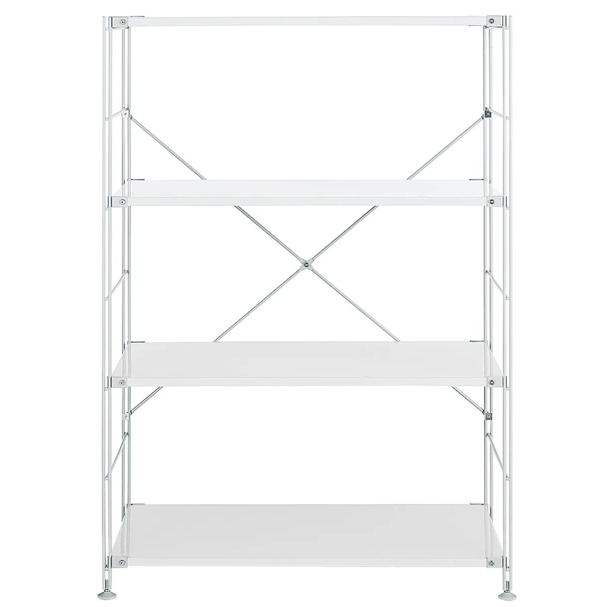 Étagère en acier gris clair - Large, moyenne