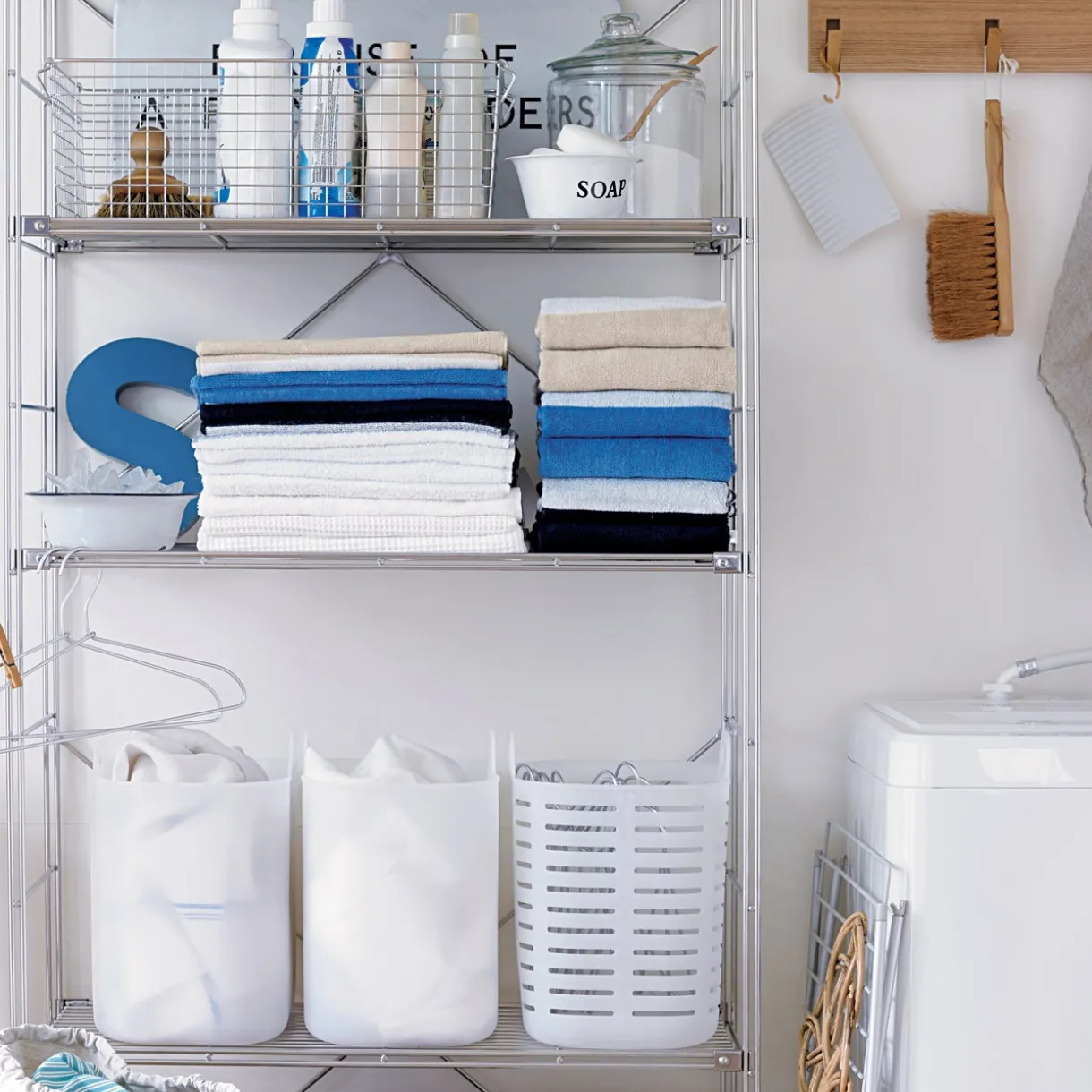 Étagère en acier inoxydable ‐ Large ‐ Grande (Dont Eco‐part. 1,80 €)