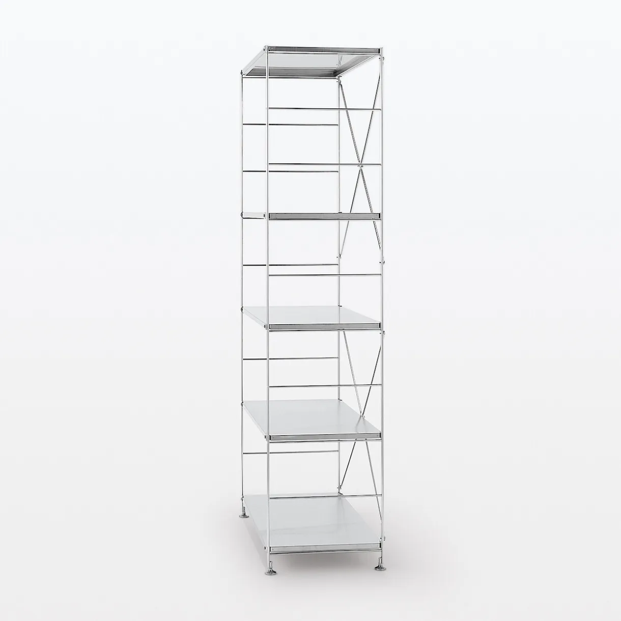 Étagère en acier inoxydable ‐ Large ‐ Grande (Dont Eco‐part. 1,80 €)