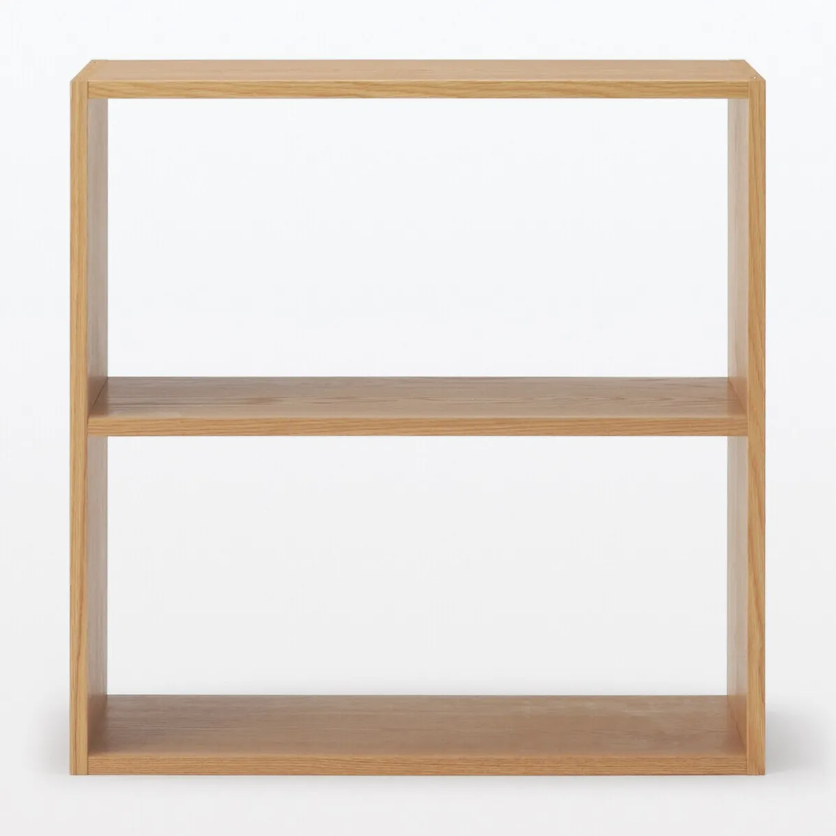 Étagère large en chêne ‐ 2 niveaux (Dont Eco‐part. 1,80€)