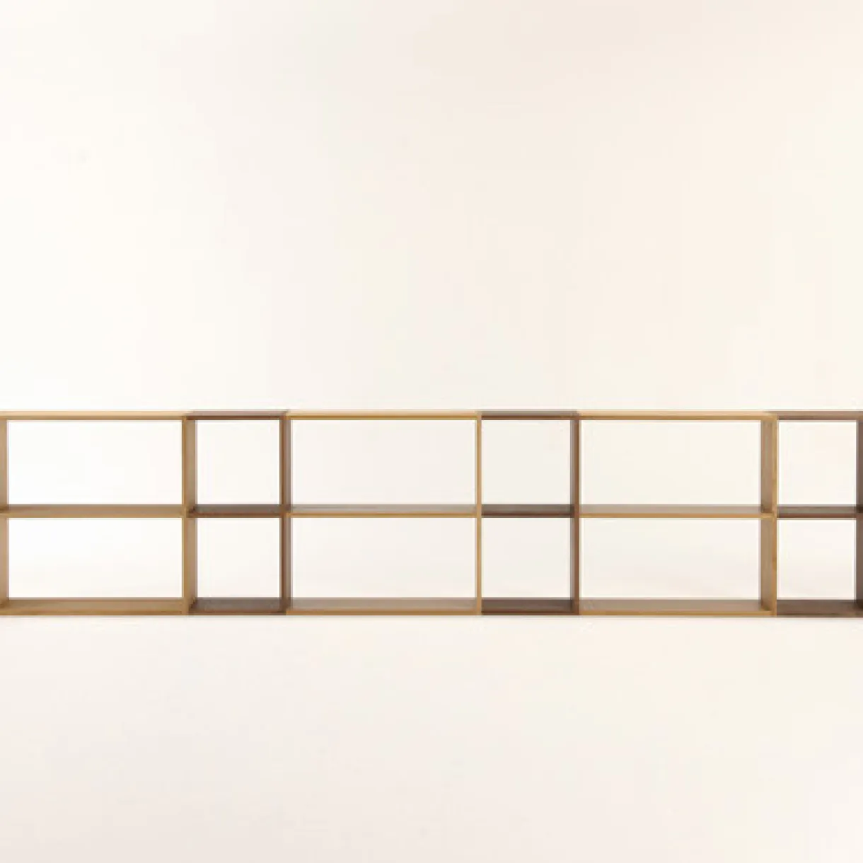 Étagère large en chêne ‐ 2 niveaux (Dont Eco‐part. 1,80€)