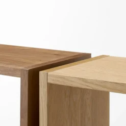 Étagère large en chêne ‐ 5 niveaux (Dont Eco‐part. 3,90 €)