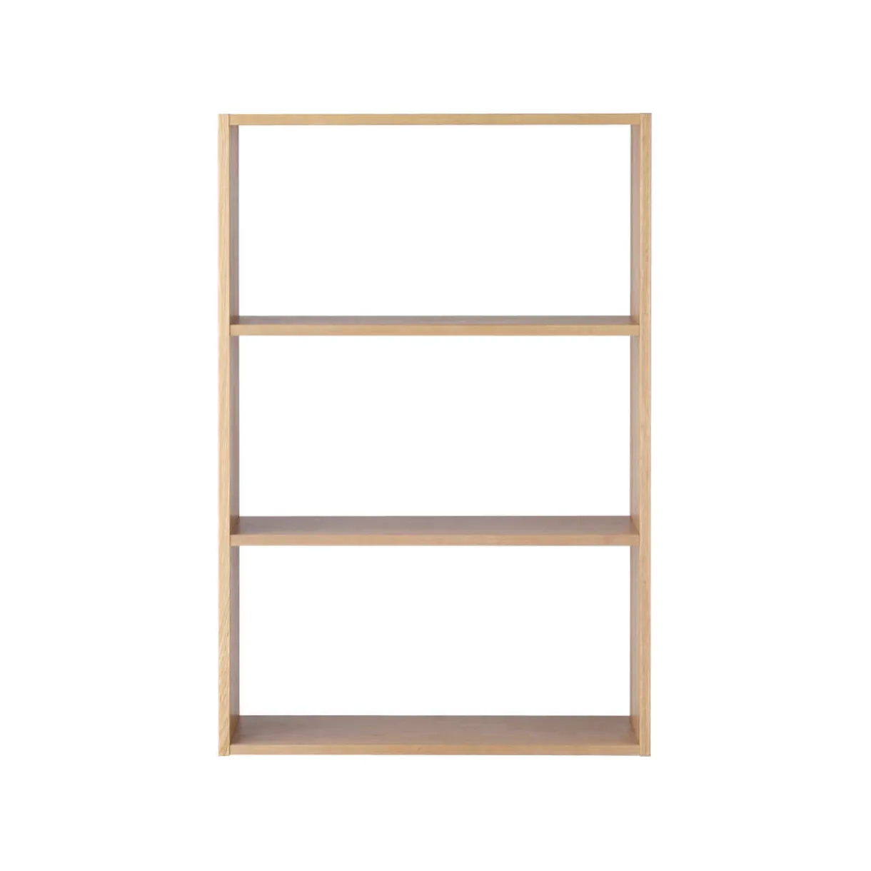 Étagère large en chêne ‐ 3 niveaux (Dont Eco‐part. 1,80 €)