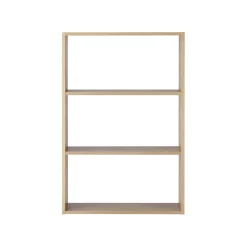 Étagère large en chêne ‐ 3 niveaux (Dont Eco‐part. 1,80 €)