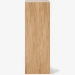 Étagère étroite en chêne ‐ 2 niveaux (Dont Eco‐part. 0,82 €)