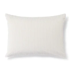 Taie d'oreiller en coton Seersucker 65 x 65 cm