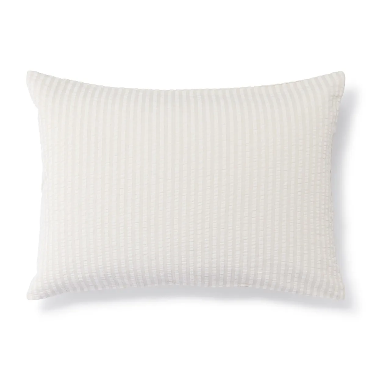 Taie d'oreiller en coton Seersucker 65 x 65 cm