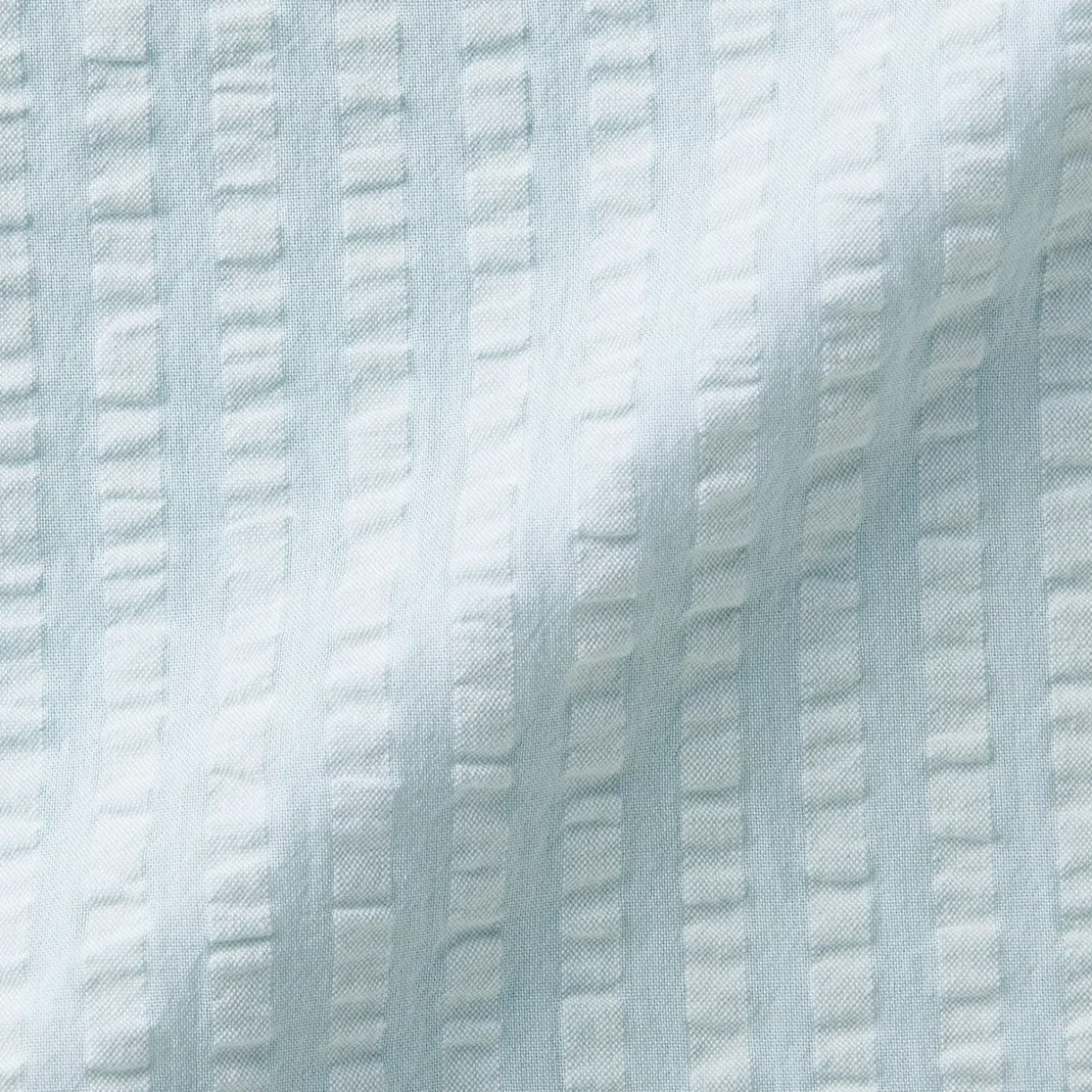 Taie d'oreiller en coton Seersucker 65 x 65 cm