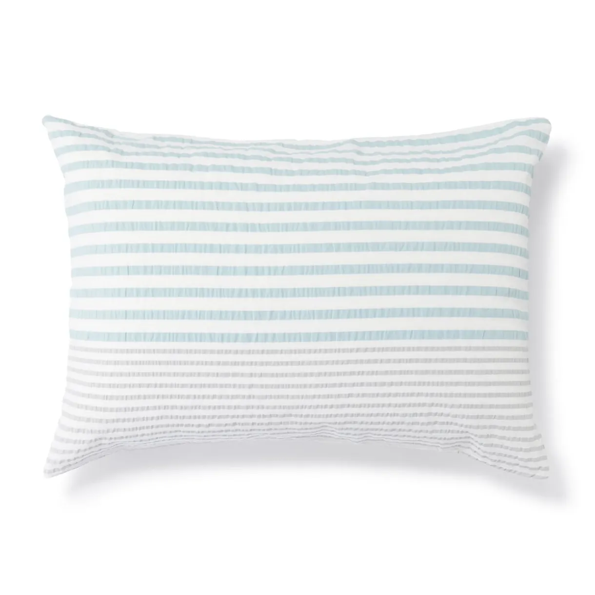 Taie d'oreiller en coton Seersucker 65 x 65 cm