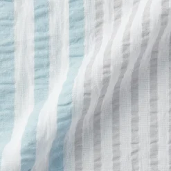 Taie d'oreiller en coton Seersucker 65 x 65 cm