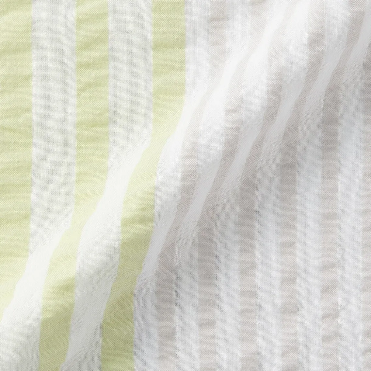 Taie d'oreiller en coton Seersucker 65 x 65 cm