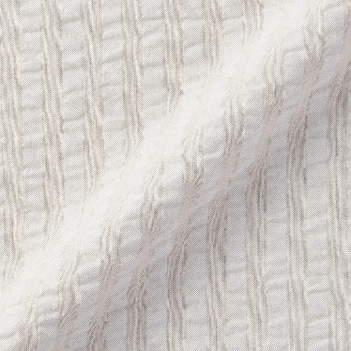 Taie d'oreiller en coton Seersucker 65 x 65 cm