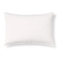 Taie d'oreiller en coton Seersucker 65 x 65 cm