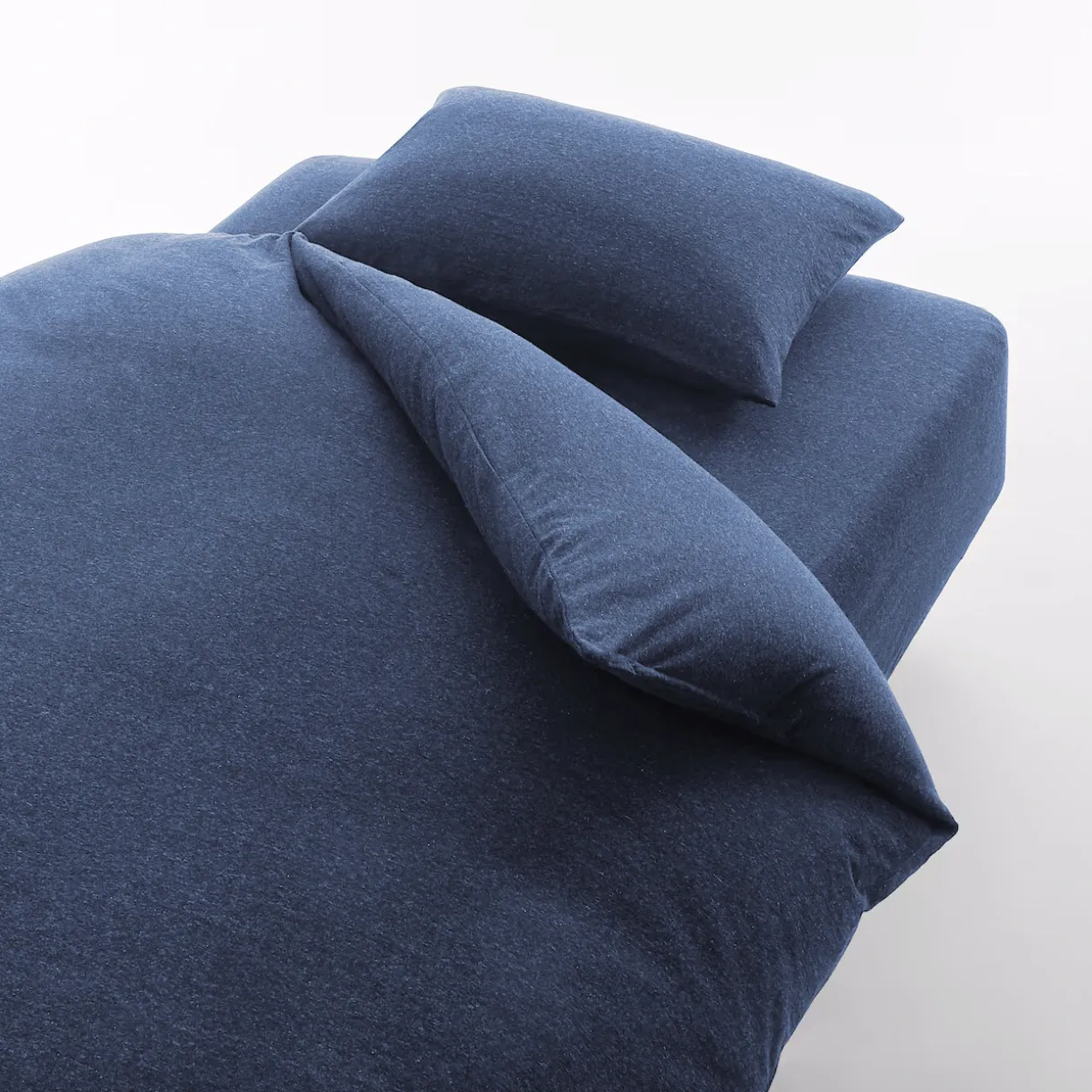 Taie d'oreiller en jersey de coton