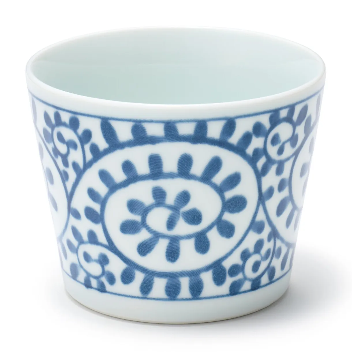 Tasse à saké en porcelaine Hasami - Motif arabesque