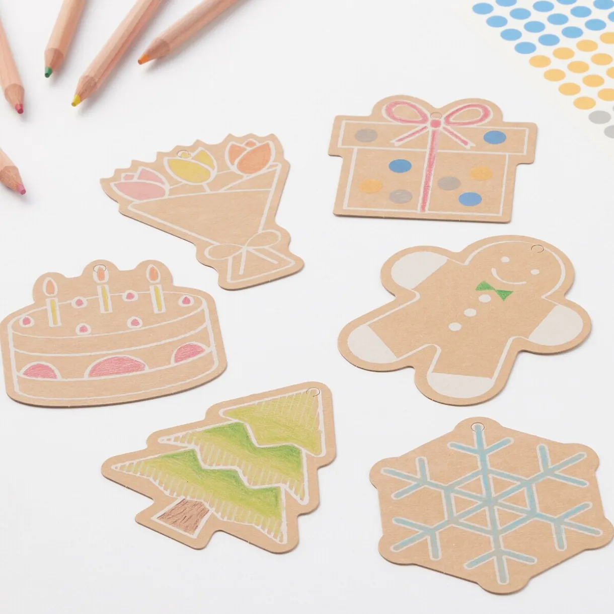 Étiquettes cadeaux - Cadeau, lot de 3