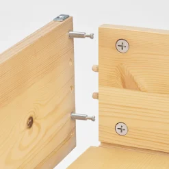 Tiroir de lit en pin avec séparateur