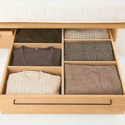 Tiroir en chêne pour lit plate‐forme 19 cm