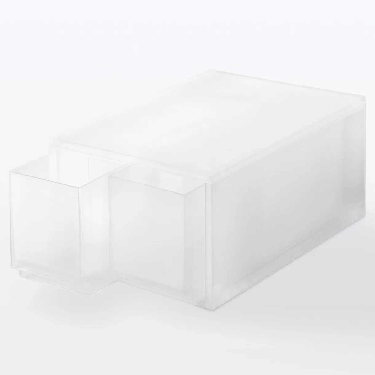 Tiroir en PP 2 compartiments L26 x P37 x H17.5 cm