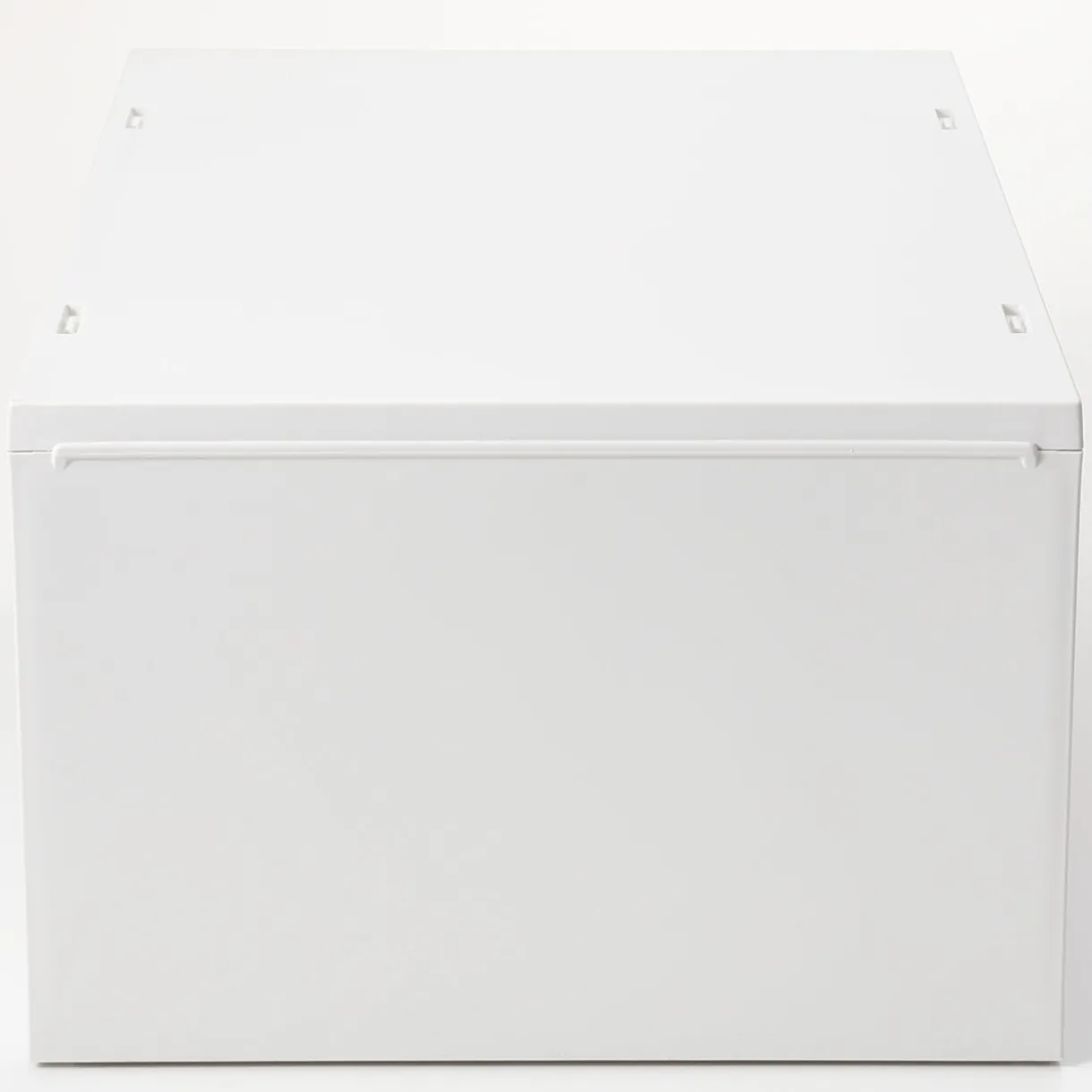 Tiroir en PP A4 gris blanc 2 compartiments L26 XP37X H17.5cm