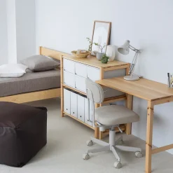 Tiroir en PP A4 gris blanc L26X P37X H17.5cm