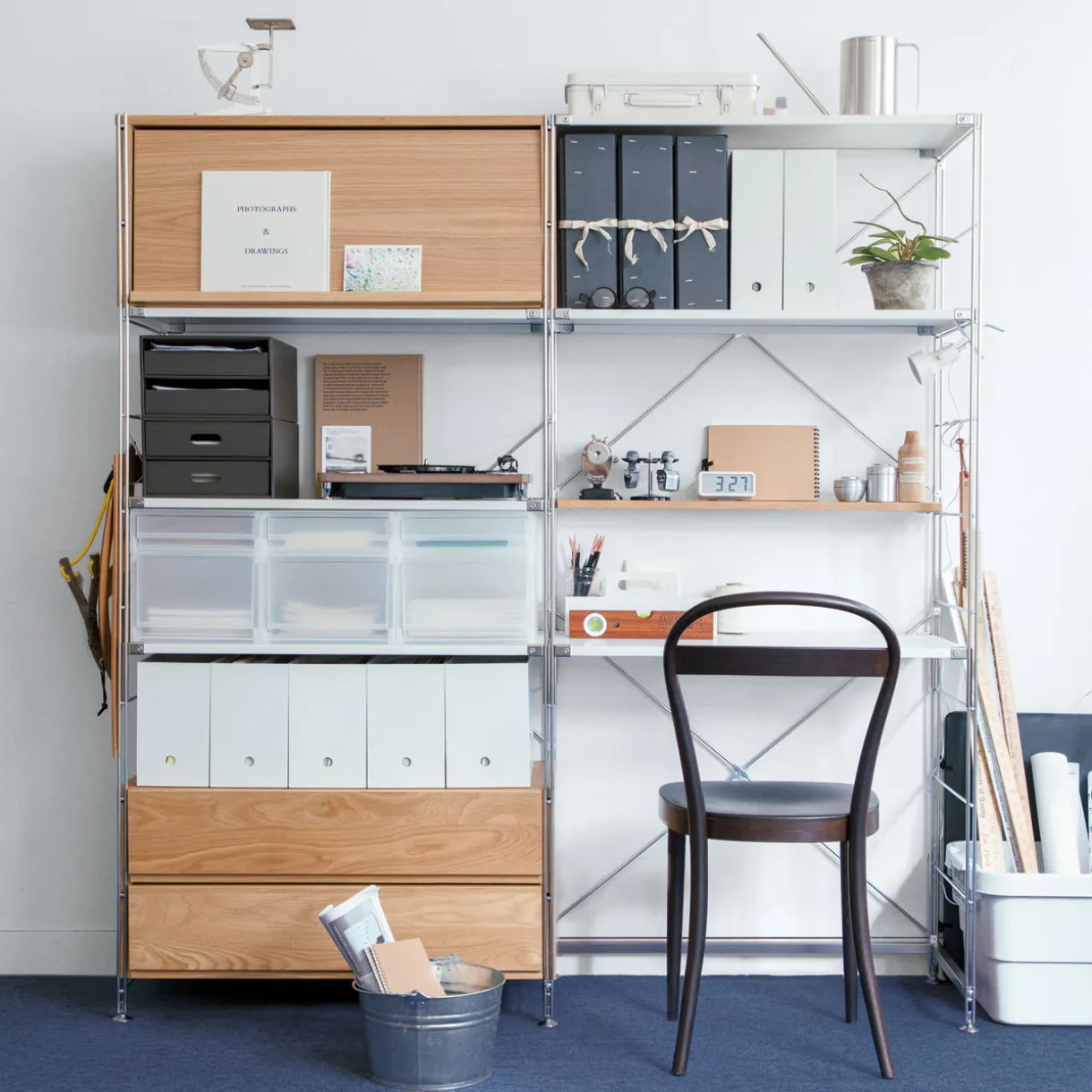 Tiroir en PP A4 L26 x P37 x H12 cm